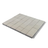 Тротуарная плитка Braer Лувр Белый 200x200x60