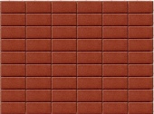 Брусчатка Прямоугольник 100х200х60 мм - Braer красный, BRAER
