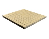 Тротуарная плитка Braer Лувр Песочный 100x100x60