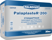 Штукатурка гипсовая СЕРАЯ PalaplasteR-200, 30 кг, PALADIUM