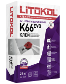 Клей для плитки, керамогранита и камня LITOFLOOR K66 (класс С2), LITOKOL