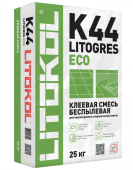 Клей для плитки, керамогранита и камня LITOGRES K44 ECO (класс С1), LITOKOL