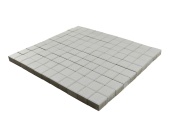 Тротуарная плитка Braer Лувр Белый 100x100x60