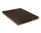 Тротуарная плитка Braer Лувр Коричневый 200x200x60
