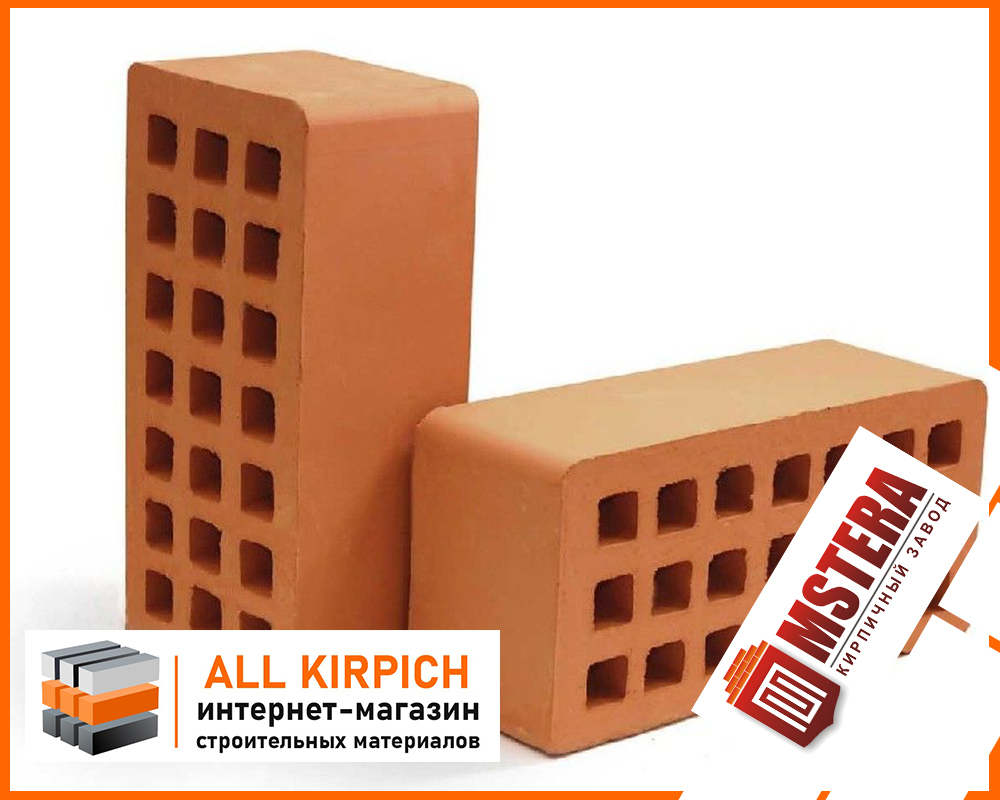 Кирпич рядовой пустотелый Мстера