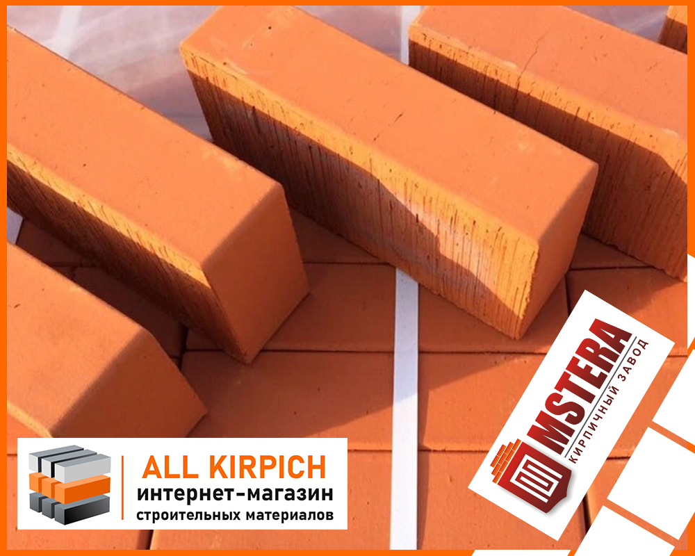 Кирпич рядовой полнотелый Мстера