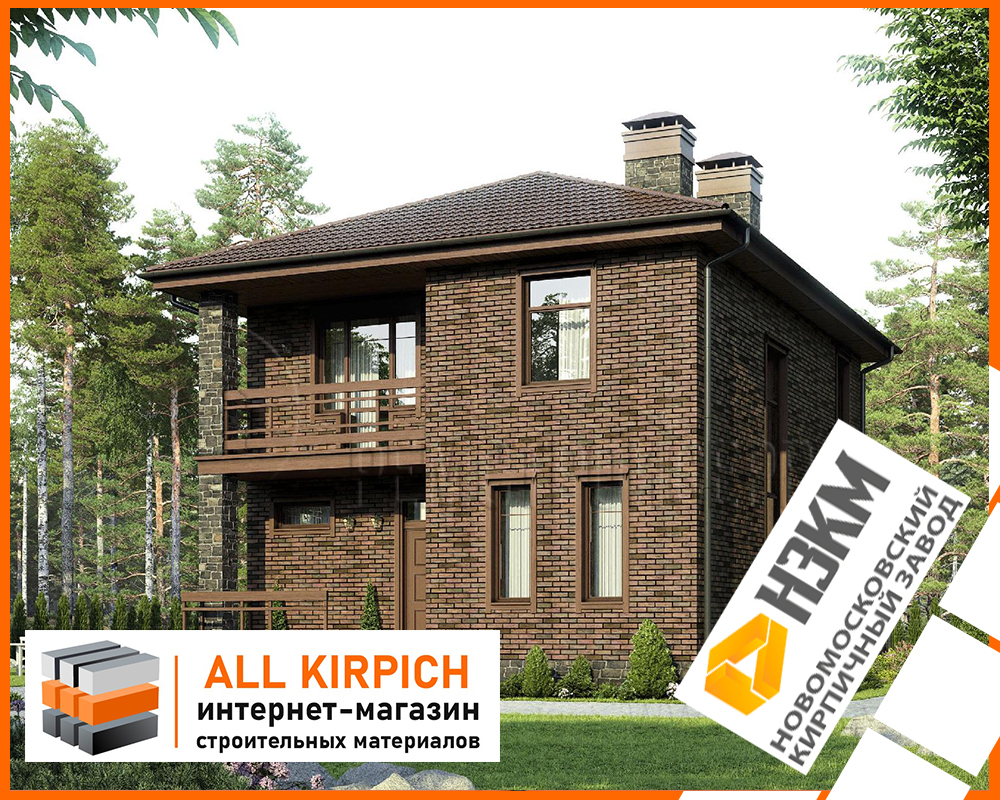 Новомосковский облицовочный кирпич