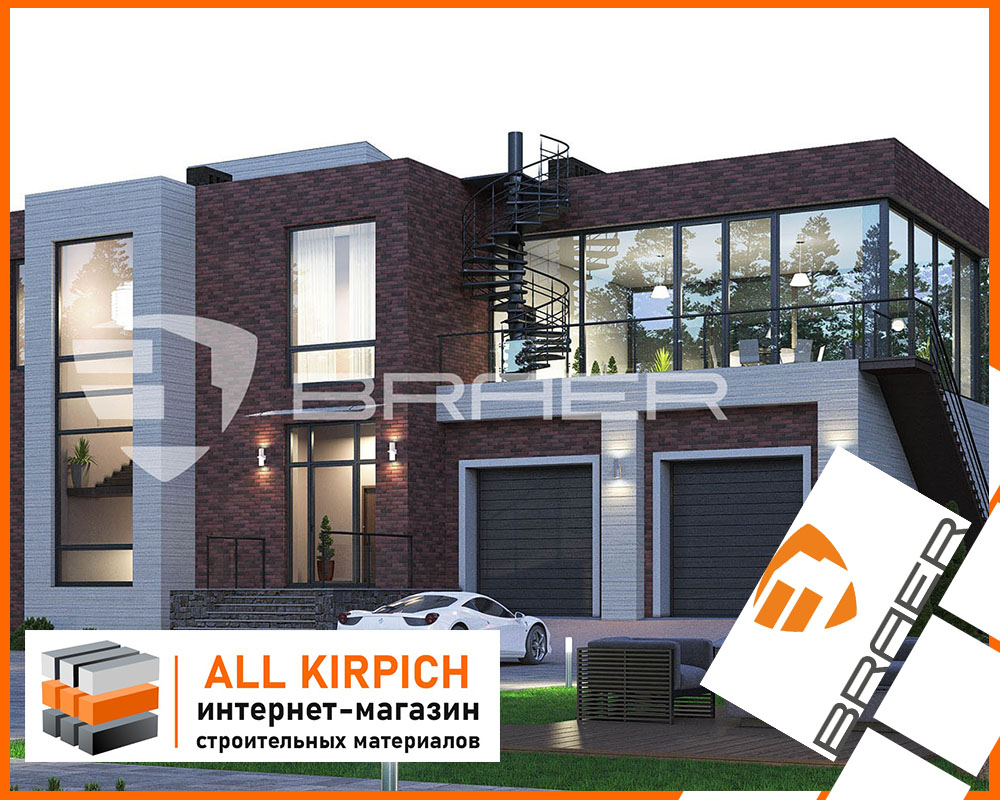 Кирпич Braer кора дуба
