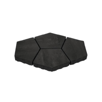 Тротуарная плитка Нобетек Квинта 3П8ф черная