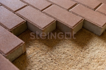 Тротуарная плитка Steingot Плита 600х300х60 Коричневый частичный прокрас