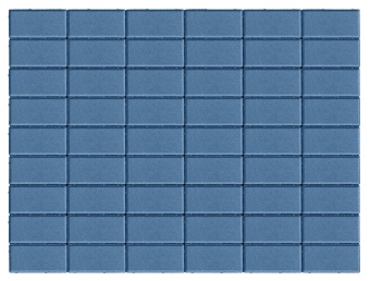 Брусчатка Лидер 40 Прямоугольник 200х100х80 мм Синий, Лидер 40