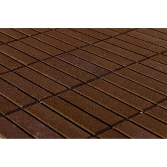 Тротуарная плитка Braer Прямоугольник Коричневый 200х50х60