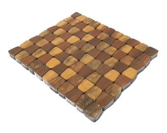 Тротуарная плитка Braer Классико круговая Color Mix Тип 3 Мальва