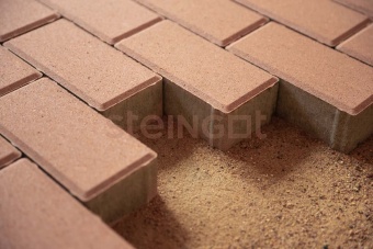 Тротуарная плитка Steingot Прямоугольник 600х300х80 серия Плиты 80 Бежевый частичный прокрас