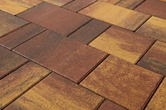 Тротуарная плитка Braer Ландхаус Color Mix Мальва толщина 60