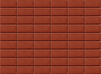 Тротуарная плитка Braer Прямоугольник Красный 200x100x40