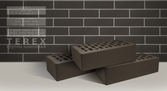 Кирпич облицовочный Какао одинарный Terex