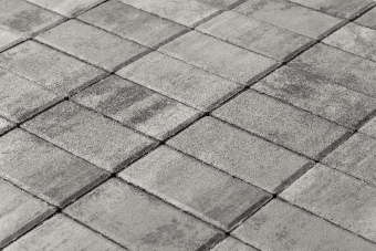 Брусчатка Braer Прямоугольник ColorMix 200х100х60мм цвет Туман, BRAER