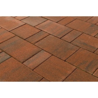Тротуарная плитка Braer Ландхаус Color Mix Закат толщина 80