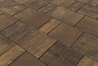 Тротуарная плитка Braer Ландхаус Color Mix Каштан толщина 60
