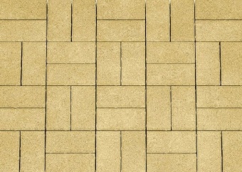 Брусчатка Каменный Век Кирпичик 200х100х60 мм. Желтый, Каменный век