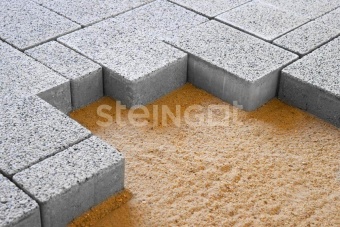 Тротуарная плитка Steingot Бавария серии Премиум Bianco Nero 60 мм