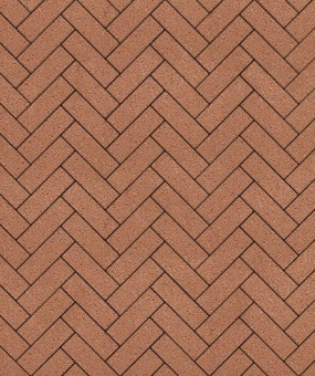 Тротуарная плитка 342 Механический завод Паркет 240х80х60 Оранжевый