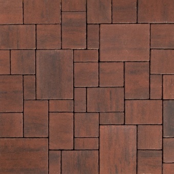 Тротуарная плитка 342 Механический завод Бавария 60 Колор Микс Гавана