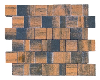 Тротуарная плитка Braer Ландхаус Color Mix Техас толщина 60