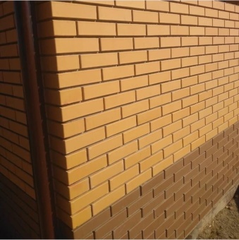 Кирпич облицовочный Мокко одинарный Terex