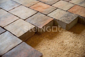 Тротуарная плитка Steingot Старый Город 60 Колор Микс Штайн Ферро частичный прокрас