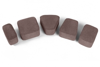 Тротуарная плитка Нобетек Классика 1КЛ6ф Коричневая 60мм