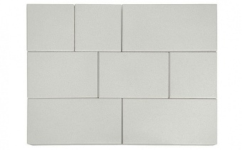 Тротуарная плитка Braer Триада Белый толщина 60