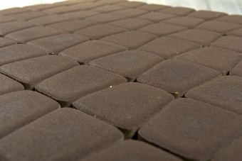 Тротуарная плитка Braer Классико круговая Коричневый