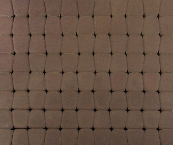 Тротуарная плитка Braer Классико круговая Коричневый