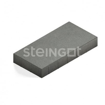 Тротуарная плитка Steingot Плита 600х300х60 Колор Микс Хром частичный прокрас