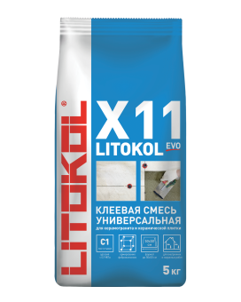 Клей для плитки, керамогранита и камня LITOKOL X11 EVO (класс С1), LITOKOL