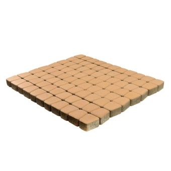 Тротуарная плитка Braer Классико круговая Медовый