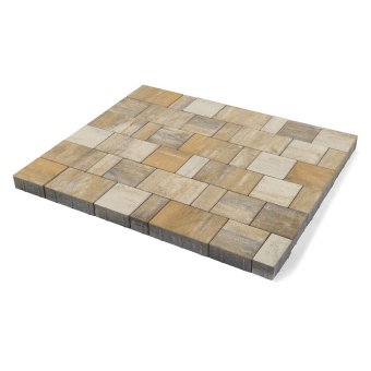 Тротуарная плитка Braer Ландхаус Color Mix Песчанник толщина 60