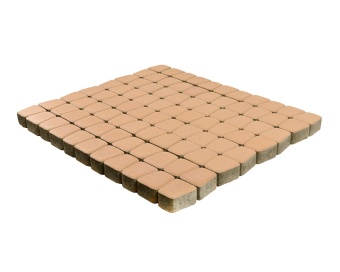 Тротуарная плитка Braer Классико круговая Коралловый