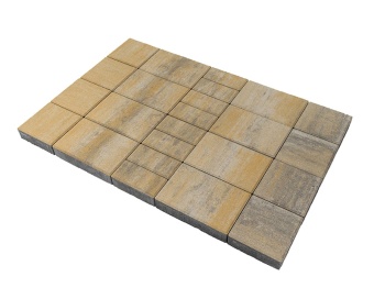 Тротуарная плитка Braer Мозаика Color Mix Песчаник толщина 60