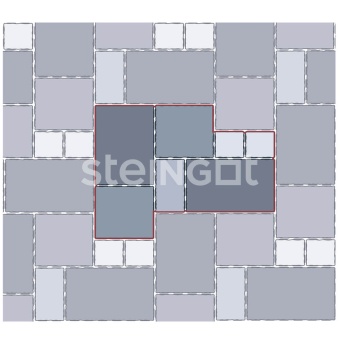 Тротуарная плитка Steingot Грандо
