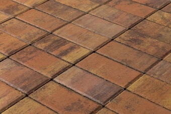Тротуарная плитка Braer Прямоугольник Color Mix Тип 17 Прайд 200х100х40