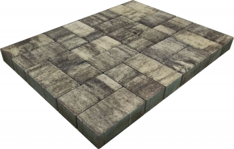 Брусчатка Лидер 40 Прямоугольник 200х100х60мм Color Mix Опал, Лидер 40