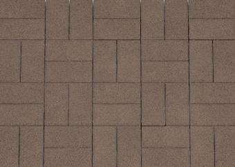 Брусчатка Каменный Век Кирпичик 200х100х60 мм. Светло-коричневый, Каменный век