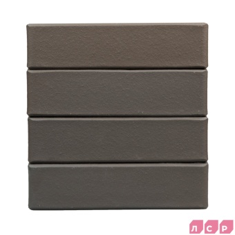 Кирпич лицевой пустотелый графитовый, поверхность гладкий ЛСР