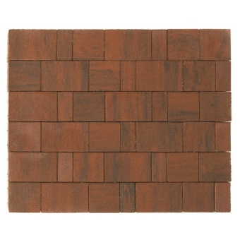 Тротуарная плитка Braer Ландхаус Color Mix Закат толщина 80