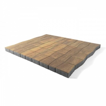 Тротуарная плитка Braer Веймар Color Mix Тип 3 Мальва толщина 60