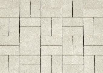 Брусчатка Каменный Век Кирпичик 200х100х60 мм. Белый, Каменный век