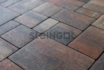 Тротуарная плитка Steingot Бавария Колор Микс Штайн Ферро частичный прокрас